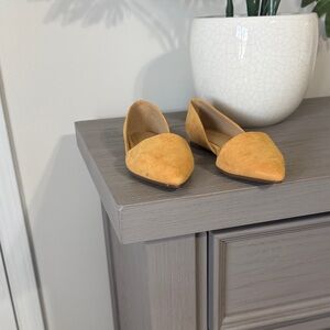 J. Crew Mustard Yellow Flats